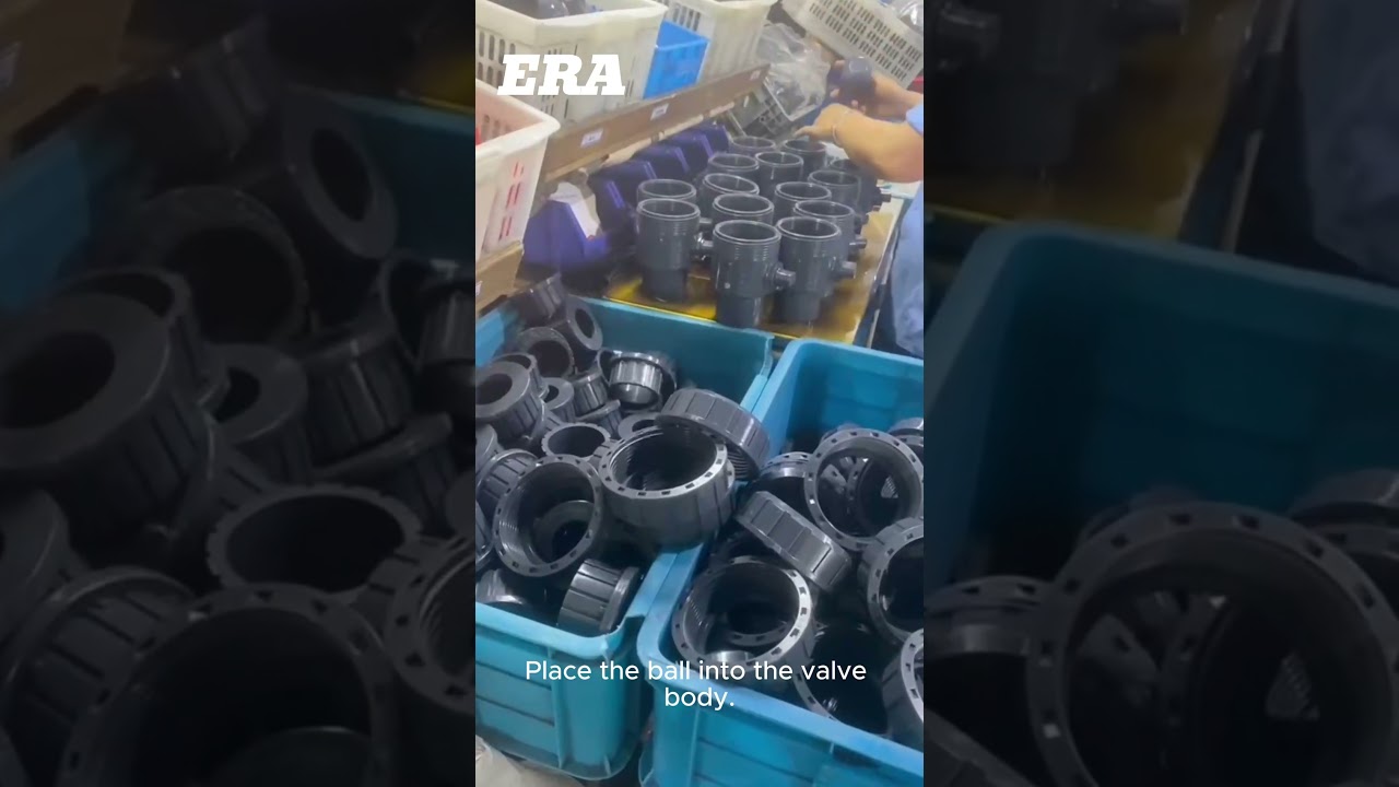 single union ball valve assembly process
