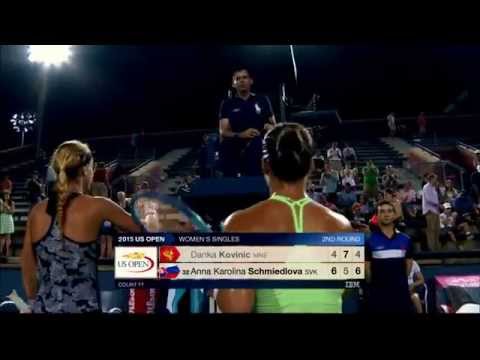 Kovinic vs. Schmiedlova US open