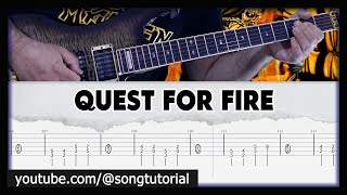 Iron Maiden | Quest for Fire | TAB | Guitar Cover | Lesson