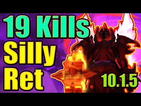 19 Kills Ret is Just Silly Retribution Paladin Battleground 10.1.5 Dragonflight Wow PvP