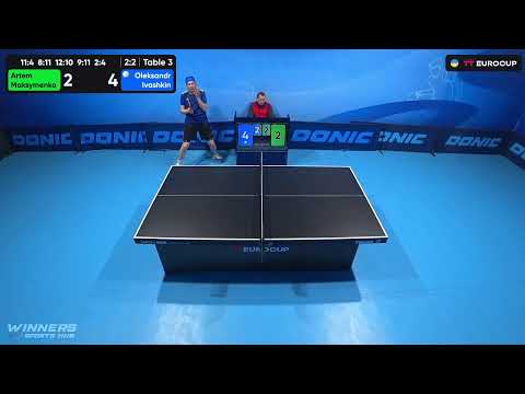 19:40 Artem Maksymenko - Oleksandr Ivashkin 17.10.2023 TT Euro.Cup Ukraine  Star. TABLE 3
