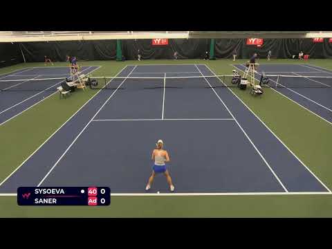 Sysoeva Anastasia vs. Saner Julita | W75 Saguenay
