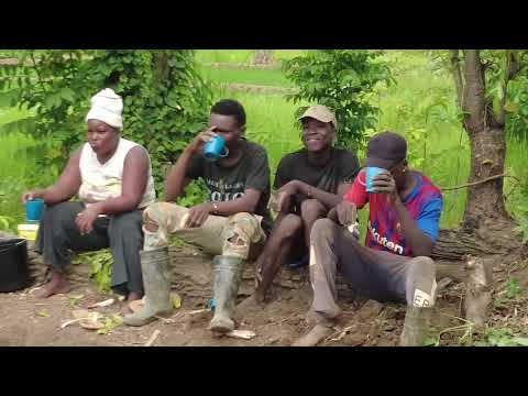 Special sausage and kohlrabi sandwich in Angola || 2qvlogs African Life