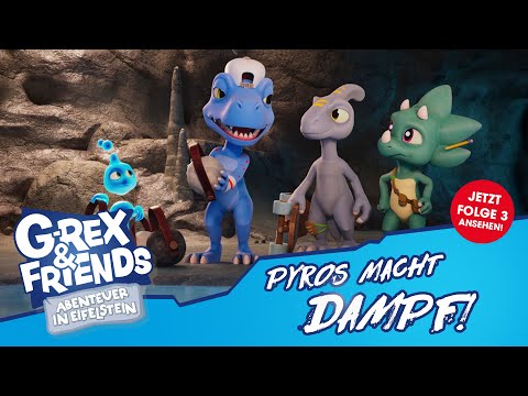 Pyros macht Dampf | Dino Serie für Kinder | G-Rex & Friends Folge 3