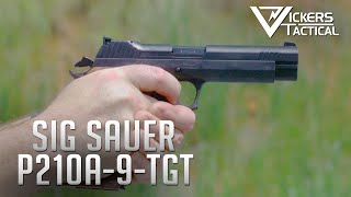 Video: Sig Sauer P210 Target SAO Black 9mmx19 5 tum 8rd