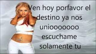 cristina aguilera-Ven conmigo letra