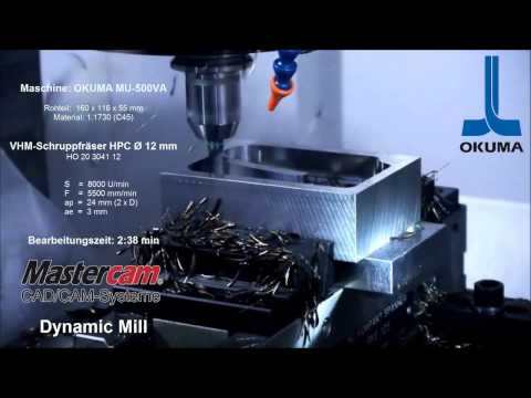 Mastercam Dynamic Mill - YouTube