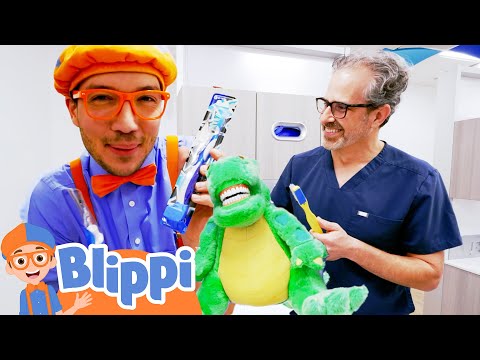 Blippi Goes To The Dentist! | Learning Healthy Habits for Children | Fun Educational Videos for Kids
