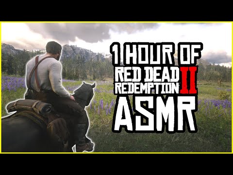 (ASMR Gaming) 1 Hour Of Wandering In Red Dead Part 2 (Controller Sounds)