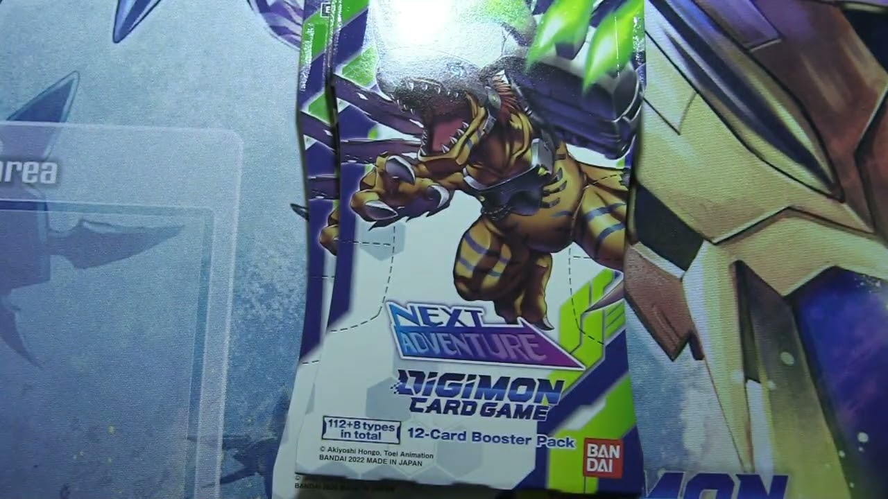 Digimon Next Adventure Card Game! TC Opens 5 packs!