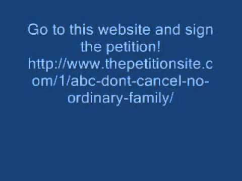 Help save No Ordinary Family from being Canceled!