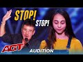 Simon Cowell STOPS 12-Year-Old Ashley Marina TWICE... Watch What Happens Next