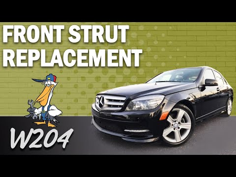 Mercedes-Benz W204 C-Class Front Strut Replacement