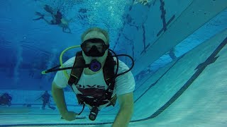 Scuba Diving Practice in the Pool