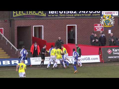 Unbelievable Body Slam In A Football Game   Worcester City Vs Stockport County