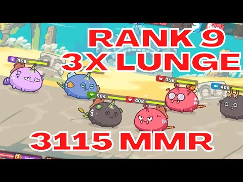 3115 MMR Triple Lunge | Season 19 Off-Season | Axie Infinity