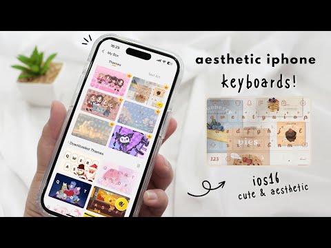 how to have an aesthetic iPhone keyboards🌷 *iOS16