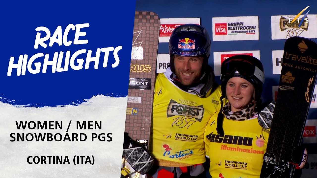 Hofmeister and Karl shine at the feet of Dolomites | FIS Snowboard World Cup 23-24