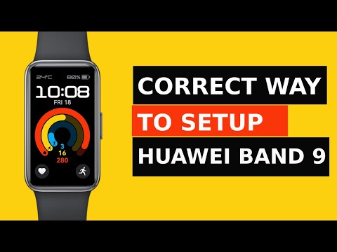 Huawei Band 9 Setup on Android