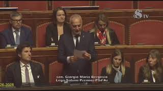 BERGESIO: “MANOVRA DA OLTRE 22 MILIARDI, LINEA CHIARA: GOVERNARE, NON GALLEGGIARE”