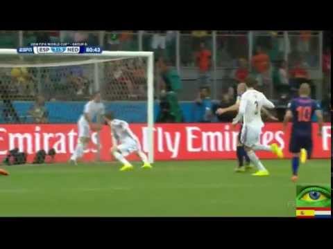[OMG!!!]Holland vs Spain 5 1 Highlights Extended Video WC 2014 Unbelievable