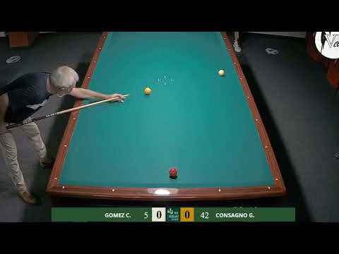 GOMEZ C VS CONSAGNO G | Bellissimo Biliardo Italiano | 5 Pins