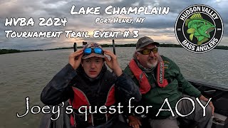 HVBA  Lake Champlain Tournament #3 2024 // 23 lbs ~This Old Dog can still Hunt 🎣🥇🐶