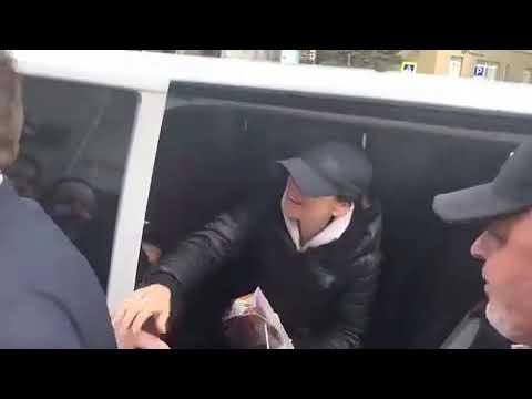 Natalia Oreiro - Departure from the hotel in Voronezh - 16.4.2019