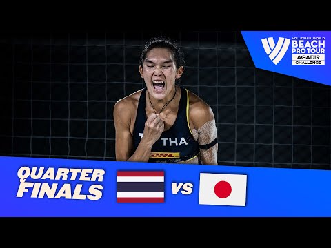 Naraphornrapat/Worapeerachayakorn vs. Ishii/ Mizoe -Quarter Finals Highlights Dubai 22 #BeachProTour