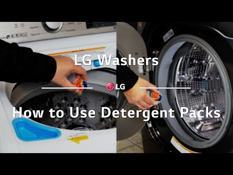 LG Washers - How to Use Detergent Packs