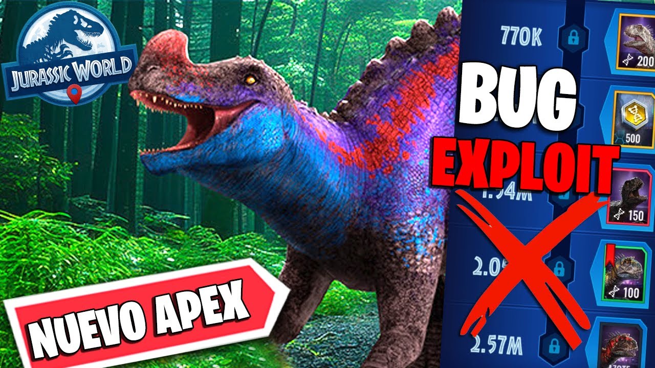 HABRÁ BANEOS?? Exploit del Juego, NUEVO APEX FUKUITOPS y EVENTO Jurassic World Alive