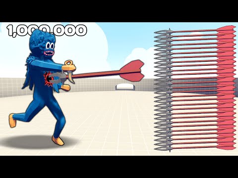 1.000.000 DAMAGE POACHER BOW vs UNITS | TABS - Totally Accurate Battle Simulator