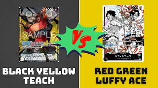 BY Teach VS RG Luffy Ace - One Piece Card Game Indonesia (OPTCGSIM)