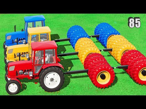 TRANSPORTING WHEEL ROLLER & SMALL URSUS TRACTORS WITH MERCEDES TRUCKS! #85