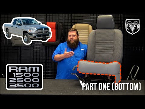 (2006 - 2009) Dodge RAM Seat Cover Replacement (Part 1) Bottom