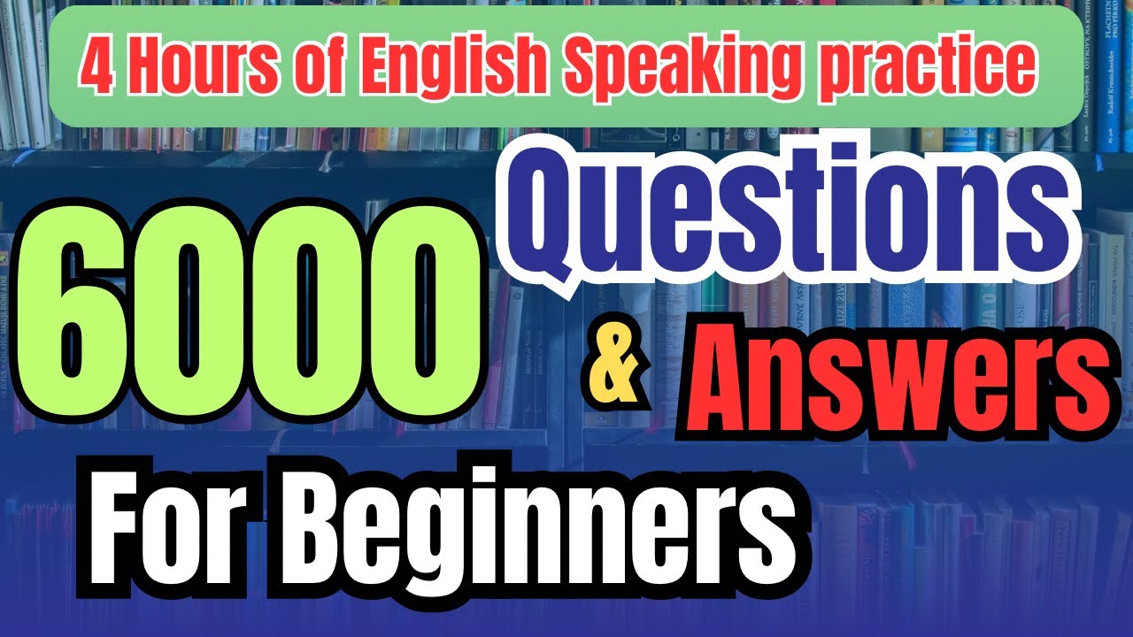 4 Hours of English Speaking Practice - Improve Your Fluency with Native English Teacher!