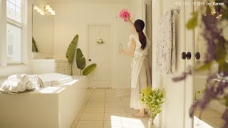 Remove 1 year old bathroom glass scale!! perfectly!! |How to clean the bathroom easily 🌱 Vlog