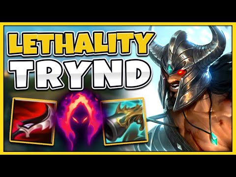 I Think This Is My New Favorite Build! (MORE FULL CRIT LETHALITY TRYNDAMERE) - League of Legends