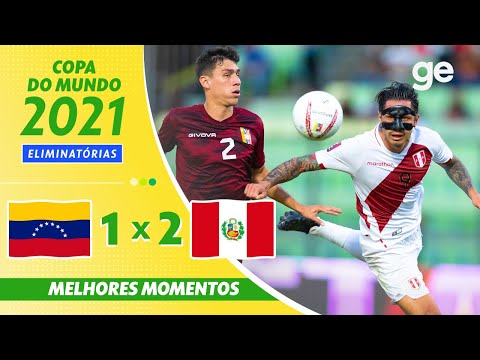 Gols e lances de Venezuela x Peru