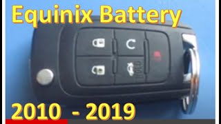 How To Replace Equinox Key Fob Battery 2010 - 2019 Chevrolet Chevy DIY