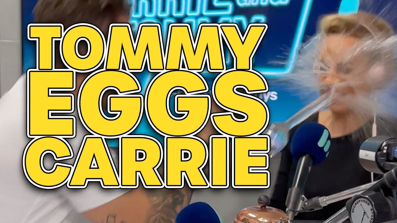 Carrie Bickmore Gets EGGED by Tommy Little | Carrie & Tommy