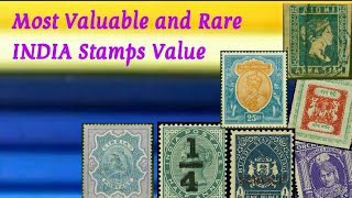 Most Valuable and Rare INDIA Stamps Value | INDIA Stamps Collecting