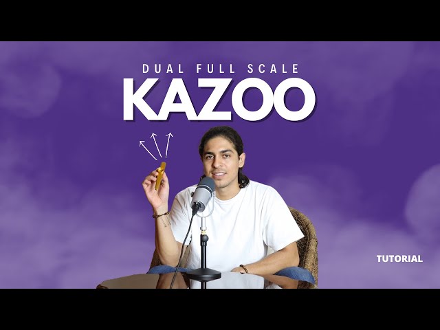 Vídeo relacionado con 2 Pezzi Cazu Kazoo de Metal y Aluminio con 8 Membranas, Instrumento Musical Profesional para Niños y Adultos, Acompaña Guitarra, Violín
