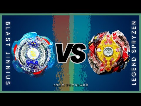 BLAST JINNIUS.5G.Gr vs LEGEND SPRIGGAN.7.Mr | ON REAL LIFE BEYBLADE STADIUM