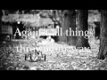 Sweet Dream - Greg Laswell (Lyric Video)