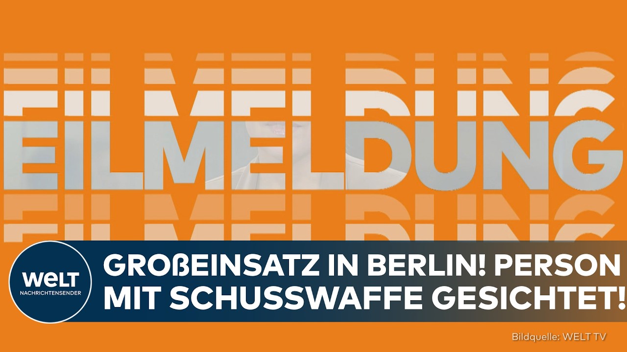 EIL: Großeinsatz auf dem Tempelhofer Feld in Berlin! Person mit möglicher Schusswaffe gesichtet!