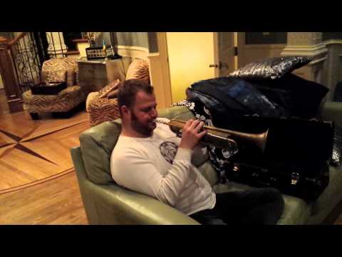 Custom Trumpet Raw Brass High Notes Double C