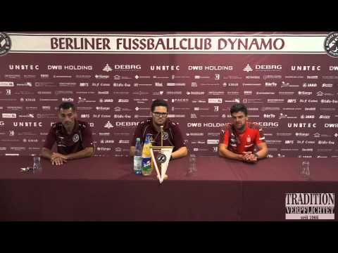 1.Spieltag BFC Dynamo - FSV Zwickau Pressekonferenz 24.07.2015