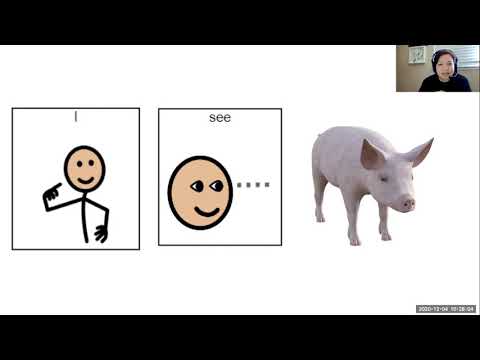 Penny's speech class: "I see [animal]" phrases