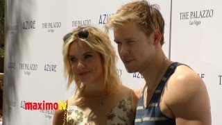 Chord Overstreet, Ashley Benson, Jennie Garth Poolside at Azure at The Palazzo Las Vegas